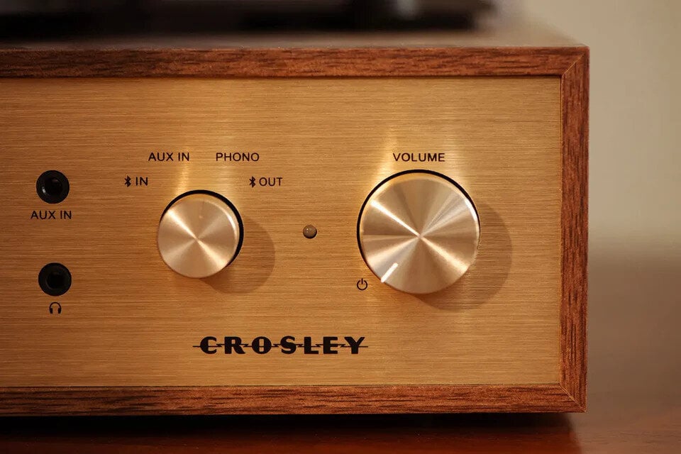 Crosley Miles Plattenspieler, Walnuss