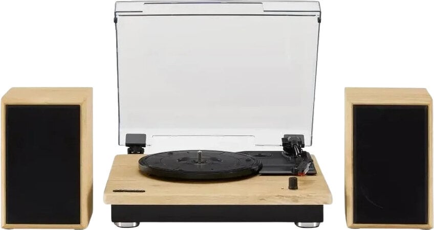 Crosley Brio Plattenspieler m/Lautsprechern, Natur