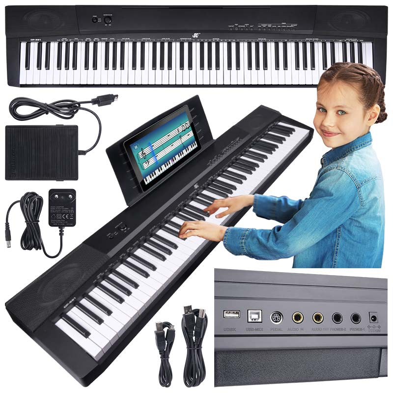 MK DP 881 Digitalpiano Lern-Tasten