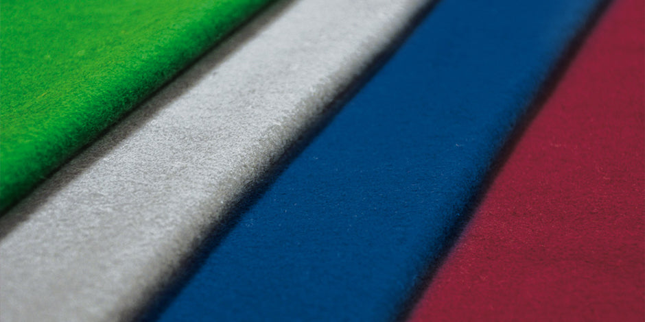 Molton backdrop with grommets - blue