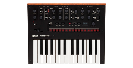 Korg Monologue Synthesizer (Schwarz)