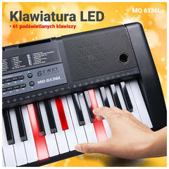 MQ 6136L Klavierorgel mit Mikrofon für Kinder