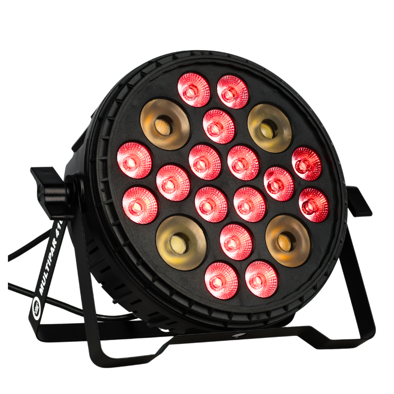 LIGHT4ME MULTIPAR 416 RGB-UV+WW/CW Reflektor Bühne