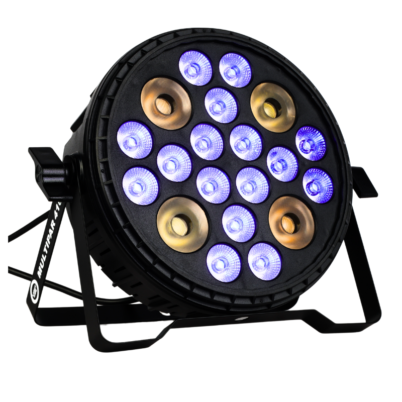 LIGHT4ME MULTIPAR 416 RGB-UV+WW/CW Reflektor Bühne