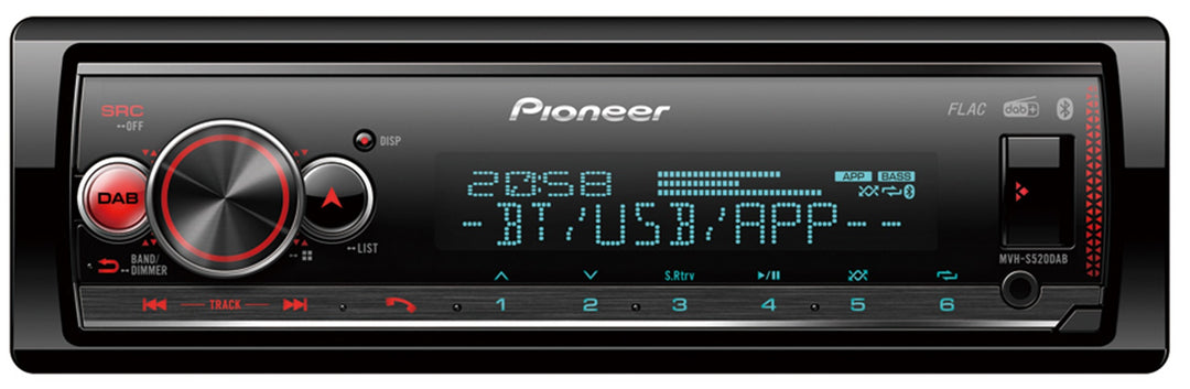 Pioneer MVH-S520DAB Autoradio Bluetooth DAB+ Radio