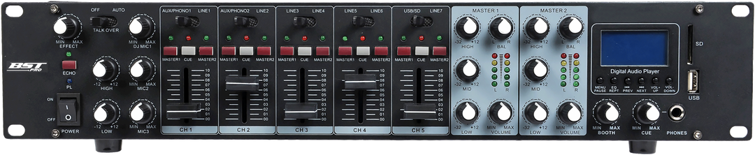 BST MX56U - Rack-Mixer