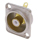 Neutrik Chassis Stecker Phono/RCA weiblich (Weiß)