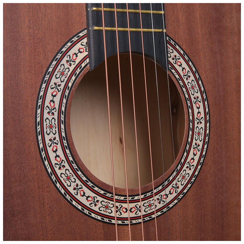 Akustische Kindergitarre 1/2 – Mattschwarz
