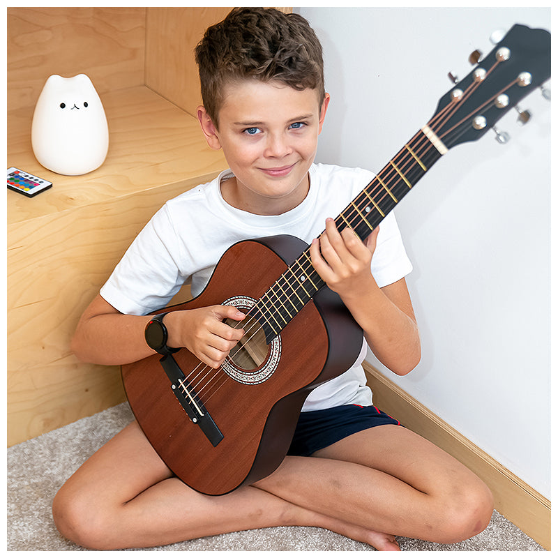 Akustische Kindergitarre 1/2 – Mattschwarz