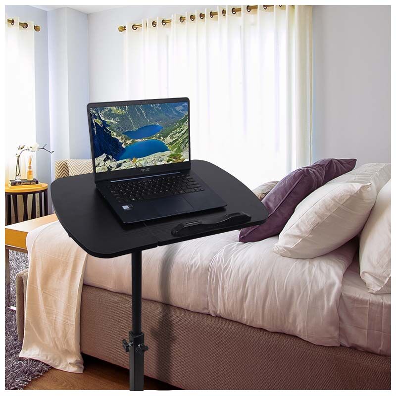 Verstellbarer Laptoptisch mit Rollen