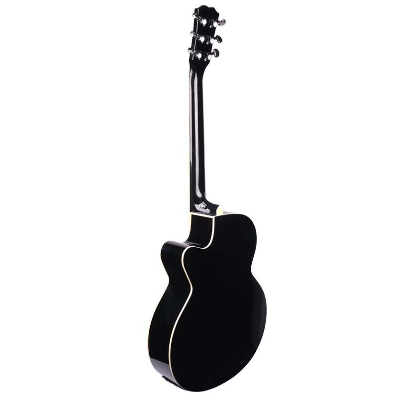 V-Tone EAG SET BK elektrisch-akustische Gitarre + Verstärker, Schwarz