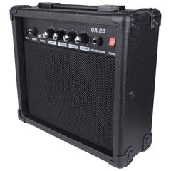 V-Tone EAG SET BK elektrisch-akustische Gitarre + Verstärker, Schwarz