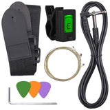 V-Tone EAG SET BK elektrisch-akustische Gitarre + Verstärker, Schwarz
