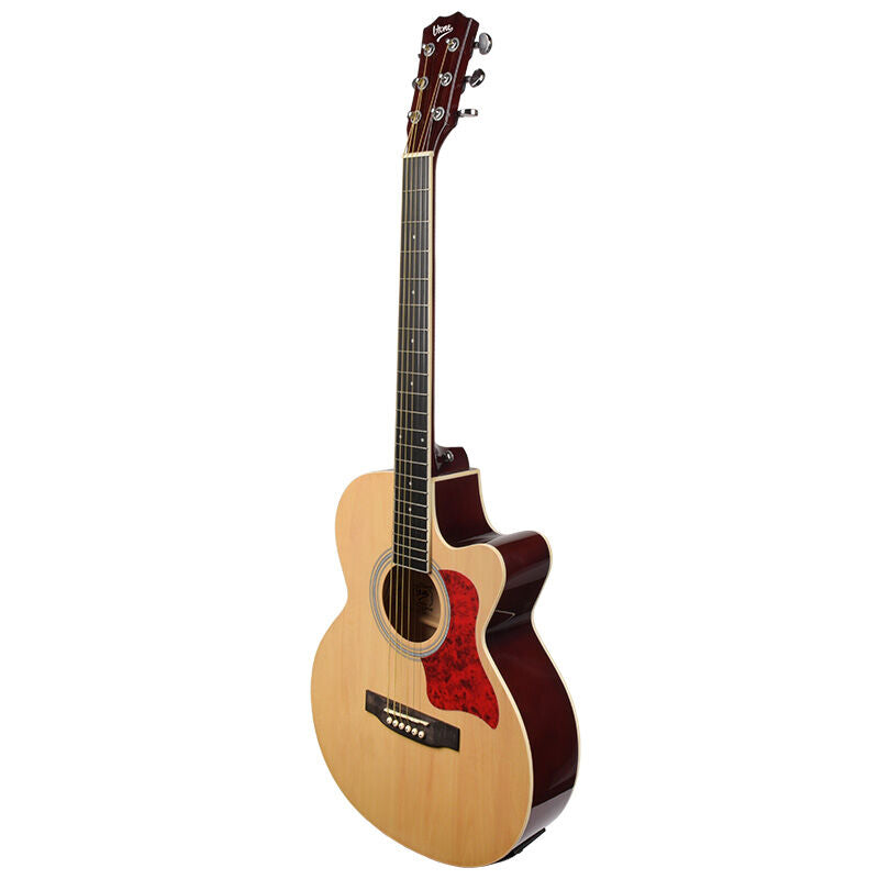 V-TONE EAG SET NT elektrische akustische Gitarren + Verstärker, Natur