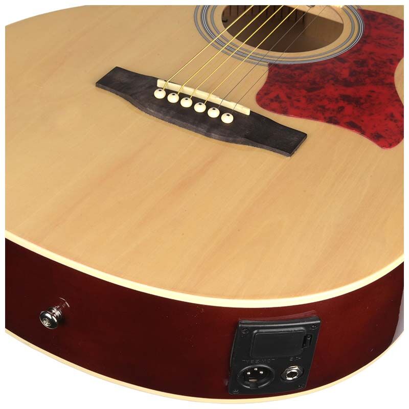 V-TONE EAG SET NT elektrische akustische Gitarren + Verstärker, Natur