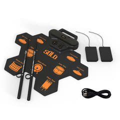 Roll-Up Elektronisches Schlagzeug USB-C MP3