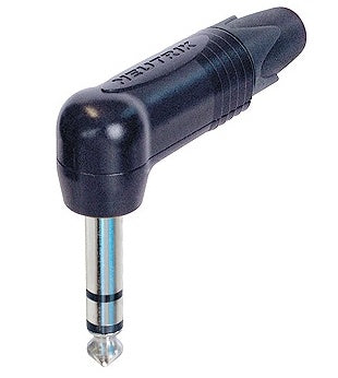 Kopi af Neutrik Kabelstecker 6.3 mm Jack Winkel Stereo