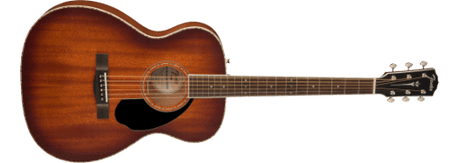 Fender PO-220E Orchestra Western Gitarre (Aged Cognac Burst)