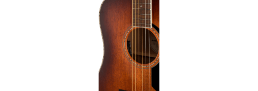 Fender PO-220E Orchestra Western Gitarre (Aged Cognac Burst)
