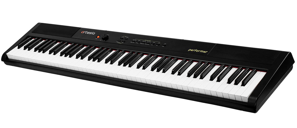 Artesia Performer BK 88-Key Portable Digital Piano, White