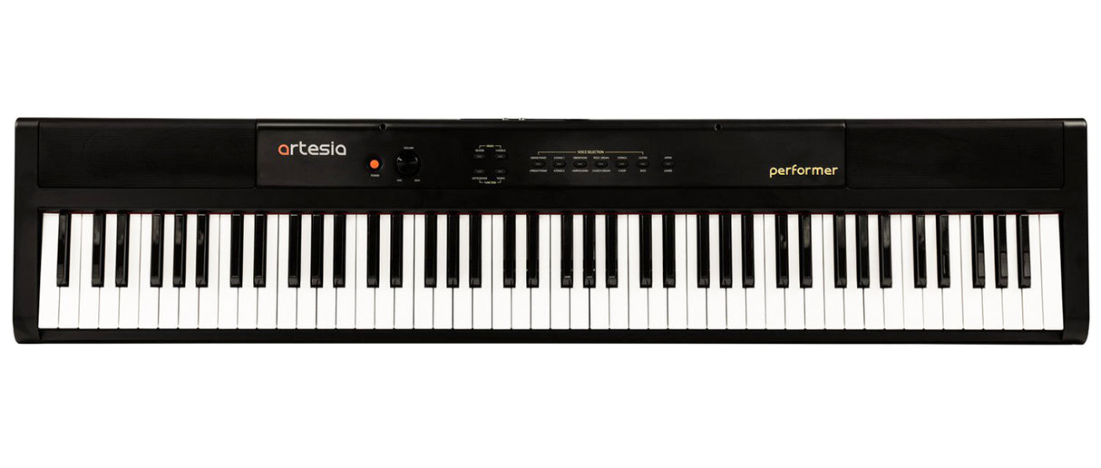 Artesia Performer BK 88-Key Portable Digital Piano, White