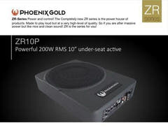Phoenix Gold ZR10P Aktiver Subwoofer (400W)