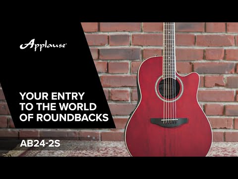 Applause E-Akustik Gitarren AB24II CS Mid Cutaway - Ruby Red Satin (AB24-2S)