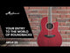 Applause E-Akustik Gitarren AB24II CS Mid Cutaway - Ruby Red Satin (AB24-2S)
