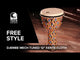 Toca Djembe Freestyle Mechanisch Gestimmt - Antik Silber (SFDMX-12AS)
