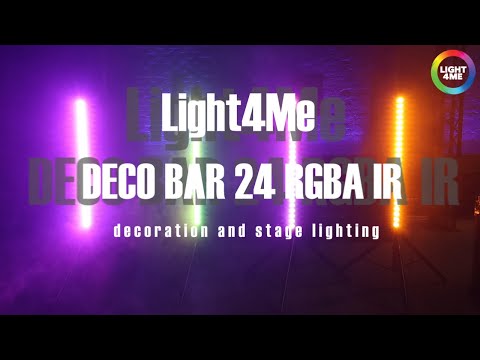 LIGHT4ME DECO BAR 24 RGBA IR-Lichtleiste