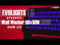 Evolights 60x10W RGBW LED Wall Washer – IP65
