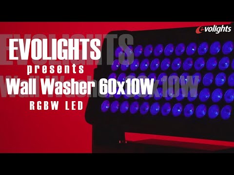 Evolights 60x10W RGBW LED Wall Washer – IP65
