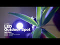 EUROLITE LED Outdoor-Spot 15W RGBW mit Erdspieß