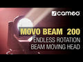 Cameo MOVO BEAM 200 - Beam moving head mit endloser Rotation und LED-Ring