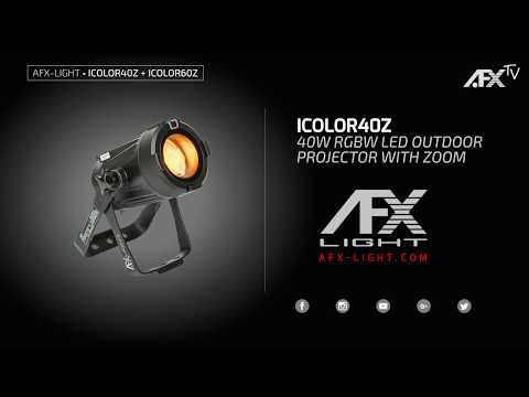 RGBW LED Außenprojektor mit Zoom (60W)