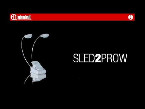Adam Hall Stands SLED 2 PRO W - LED-Licht für Notenpult, weiß
