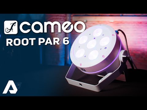 Cameo ROOT® PAR 6 WH SÆT 1 - Set inklusive 4 x CLROOTPAR6WH inkl. IR-Fernbedienung (CLPFLAT1REMOTE)