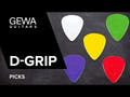 D-Grip Janicek Jazz Plektren, 1,00 mm, grün, 6 Stück