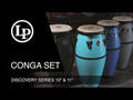 Latin Perkussion Conga Discovery - Race Car Blue (LP646D-DB)