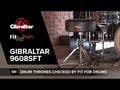Gibraltar Drum Throne 9000 Series - 9608SFT