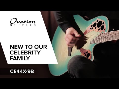 Ovation E-Akustik Gitarren Celebrity Elite Plus Mid Cutaway - Mintburst (CE44X-9B-G)