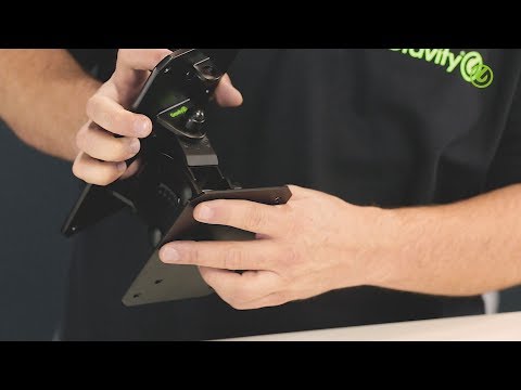 Gravity SP WMBS 20 B – Kipp- und schwenkbare Wandhalterung für Lautsprecher bis 20 kg, schwarz
