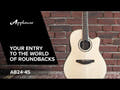 Applause E-Akustik Gitarren AB24II CS Mid Cutaway - Natur Satin (AB24-4S)