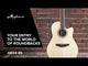 Applause E-Akustik Gitarren AB24II CS Mid Cutaway - Natur Satin (AB24-4S)