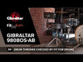 Gibraltar Drum Throne 9800 Serie - 9808OS-AB