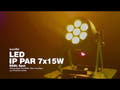 EUROLITE LED IP PAR 7x15W RGBL spot