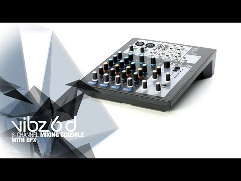 LD Systems VIBZ 6 D - 6-Kanal Mischpult mit DFX