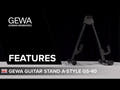 GEWA A-Style Gitarrenständer GS-40AB, Westerngitarre
