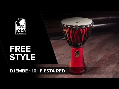 Toca Djembe Freestyle Rope Tuned - African Sunset (SFDJ-10AFS)