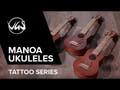 GEWA Sopran Ukulele Manoa Tattoo - Sopran (Maori Design)